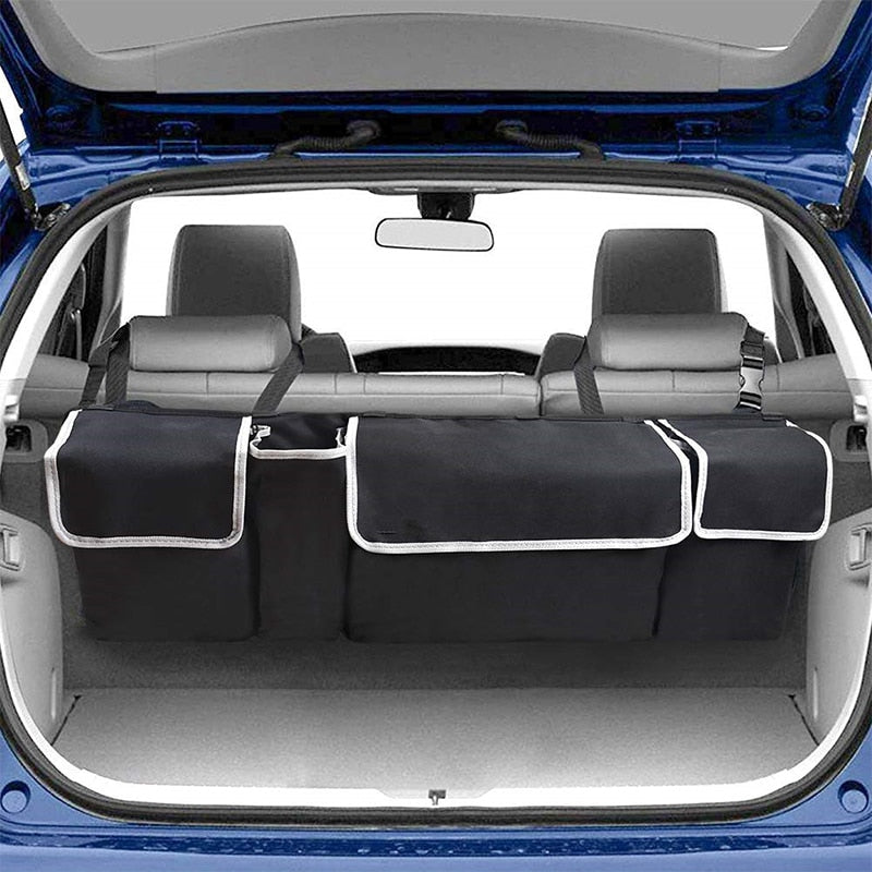 Organisateur De Coffre De Voiture — Rangement Pratique Et Spacieux