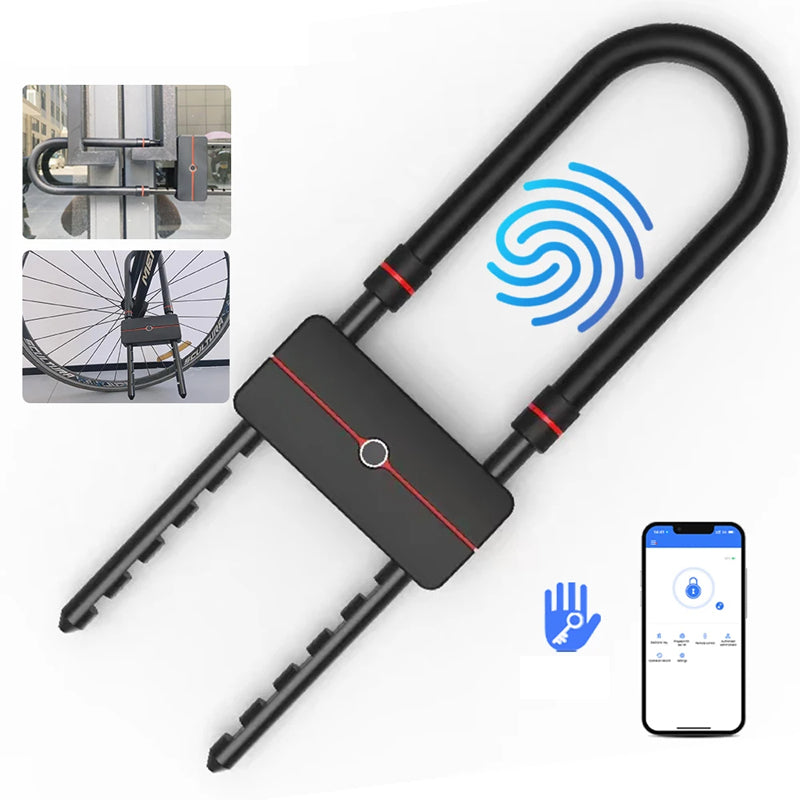 Antivol Vélo Connecté Bluetooth & Empreinte