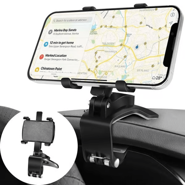 Podpora telefónu, auto, zabezpečené a praktické 