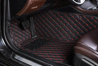 Tapetes de Carro Impermeáveis – Estilo Desportivo Preto & Vermelho 
