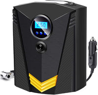 Compressores de Ar Portátil para Carro/Moto/Bicicleta – Isqueiro 12V + Ecrã Digital 
