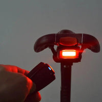 Lanterna Traseira Sem Fios Para Bicicleta – Alarme Integrado E Controlo Remoto 